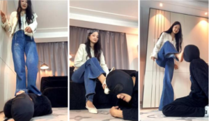 【女生也能很暴力】女职员下班虐老板-97LZTD-8344912