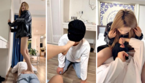 【双子】抽耳光-长靴捂白袜-胯下辱-97LZTD-8345046