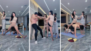 【麋鹿银儿】劈叉一字马坐脸深喉骑脖子-97LZTD-8345068