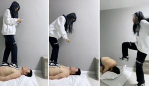 女神全体重踩踏暴力踩脸踹头洗脚伺候-97LZTD-8345076