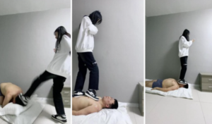 女神全体重踩踏暴力踩脸踹头洗脚伺候-97LZTD-8345076