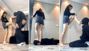 【女生也能很暴力】素人长靴白袜踩废物-97LZTD-8345089