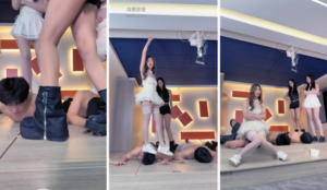 【麋鹿银儿】3S筷子踩手踩头踢裆骑马比赛-97LZTD-8345155