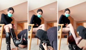 【苏州婉儿】胶带封嘴-腿绞窒息-长靴踩-97LZTD-83451925