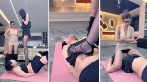 【麋鹿银儿】重度双女S高跟踩凌虐暴力虐残-97LZTD-8345131