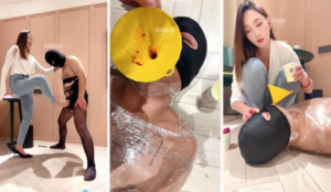 【妙可】滴蜡灌圣水-牛仔裤做坐脸-97LZTD-8345134