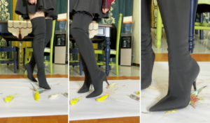 【ToKNai】抖S嗵嗵，性感长靴初踩鹦鹉标本 -97LZTD-8345176