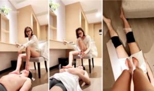 【怡宝s】小白鞋白袜+高跟踩狗【双视角版】-97LZTD-8345192