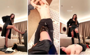 【晨颜S】长腿车模S-清理脏鞋-踩踏-97LZTD-8345193