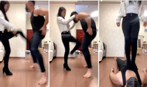 【海绵大大】抽耳光-高跟长靴胯下辱-97LZTD-8345195