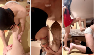 【可可】碾压踩虐乳-舔脏鞋底-踢裆-97LZTD-8345213