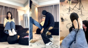 【女生也能很暴力】白袜气味辱-狠抽耳光踩踏-97LZTD-8345263