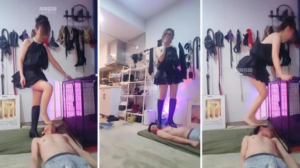 【魔鬼天使】美腿踩踏-连环抽耳光-97LZTD-8345266