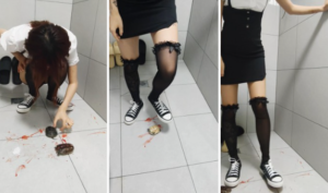 残忍女生给乌龟上强度-97LZTD-8345270