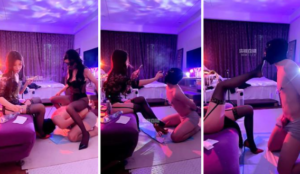 【琪琪女王殿下】双S-反绑滴蜡高跟踩【双视角版】-97LZTD-8345293