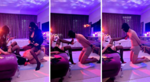 【琪琪女王殿下】双S-反绑滴蜡高跟踩【双视角版】-97LZTD-8345293