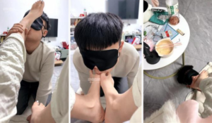 【丸佳】品尝脚趾-原味白袜玩-97LZTD-8345325