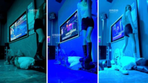 【陈甜女帝】KTV-陪酒小妹跳踩-97LZTD-8345342