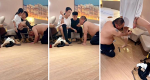 【可可夫妻】情侣主美腿踩喂食-97LZTD-8345353