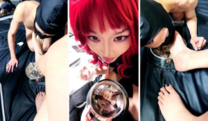 【久野老师】红发女神脚下喂食-97LZTD-8345370