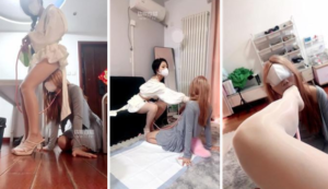 【玫瑰】羞辱可爱骚母狗-97LZTD-83453864