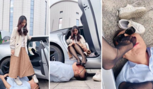 【香芋朱朱】车内刺激玩老板狗-97LZTD-83453890