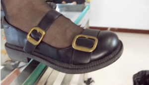 CaiR010h 萱玻璃地板平底萝莉鞋跟碾跺踩CRUSH踩死小龙虾 h鞋底视角-97LZTD-834538930