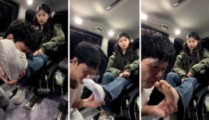 【煎饼狗子】商务车内白袜脚玩奴-97LZTD-834538949