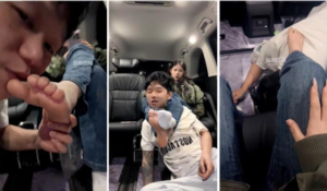 【煎饼狗子】商务车内白袜脚玩奴-97LZTD-834538949