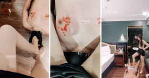 【森屿S】掐乳滴蜡闻舔原味白袜-97LZTD-834539020