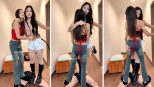 【安琪】双S-白袜塞嘴踩踏鞭打-97LZTD-834539038