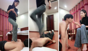 【西彤】鞭打高跟踩-头压马桶-97LZTD-834539040