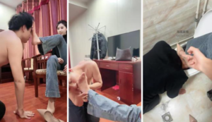 【西彤】鞭打高跟踩-头压马桶-97LZTD-834539040