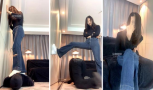 【女生也能很暴力】舔脏鞋底-抽耳光揪耳朵-97LZTD-834539044