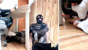 【淡颜】脏鞋蹂躏踩-白袜气味辱-97LZTD-83453924