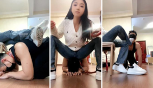 【海绵大大】小白鞋连环重度踢裆-97LZTD-83453926