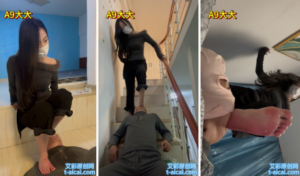 长时间残忍深喉，胶带缠头插到窒息，翻白眼丧智-97LZTD-83453976