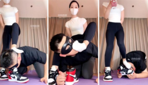 【晚晚】健身女神原味鞋袜辱-97LZTD-83454018