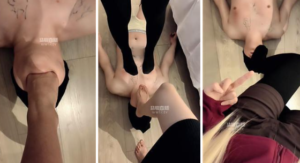 【简梨】双S-长靴踢裆抽耳光-闻舔白袜-97LZTD-83454050