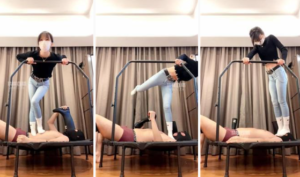 【暴力美学s】挑战人体蹦床【双视角版】-97LZTD-83454065