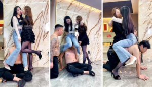 【麋鹿银儿】超级重度版女同接吻高跟踩-物化成地毯座椅工具-97LZTD-83454088