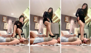 【晨颜】母畜-高跟踩踏-滴蜡【双视角版】-97LZTD-83454090