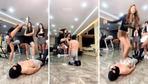 【麋鹿银儿】5S腾空暴力飞踹接力乱剁接连鞭打踢裆-97LZTD-83454118