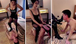 【靖姨】骑马重度鞭打-长靴狠踩【双视角版】-97LZTD-83454126