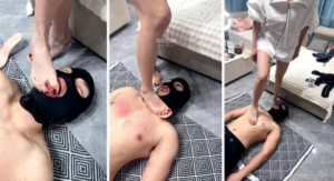 【徐子大大】踩踏耳光虐乳-脚下喂食-97LZTD-834541342