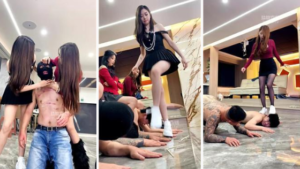 【麋鹿银儿】5S五女S疯咬全身当地毯坐垫-97LZTD-834541348