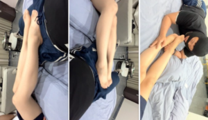 【睹物丝拍】173大一果果欠钱被足控大叔猥琐-97LZTD-834541361