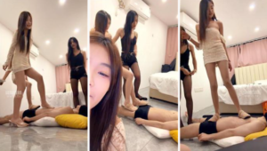 【婉晴大大】3S-强迫舔脏鞋臭脚丫-踩踏-97LZTD-834541447