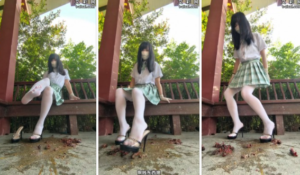 南瓜汤JK户外高跟鞋踩小龙虾（语言丰富）-97LZTD-834541485