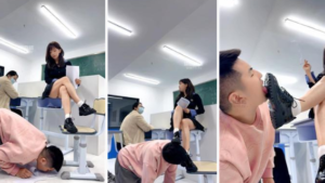 【奈米】群调-女同学戏耍调皮男生-97LZTD-8345415437